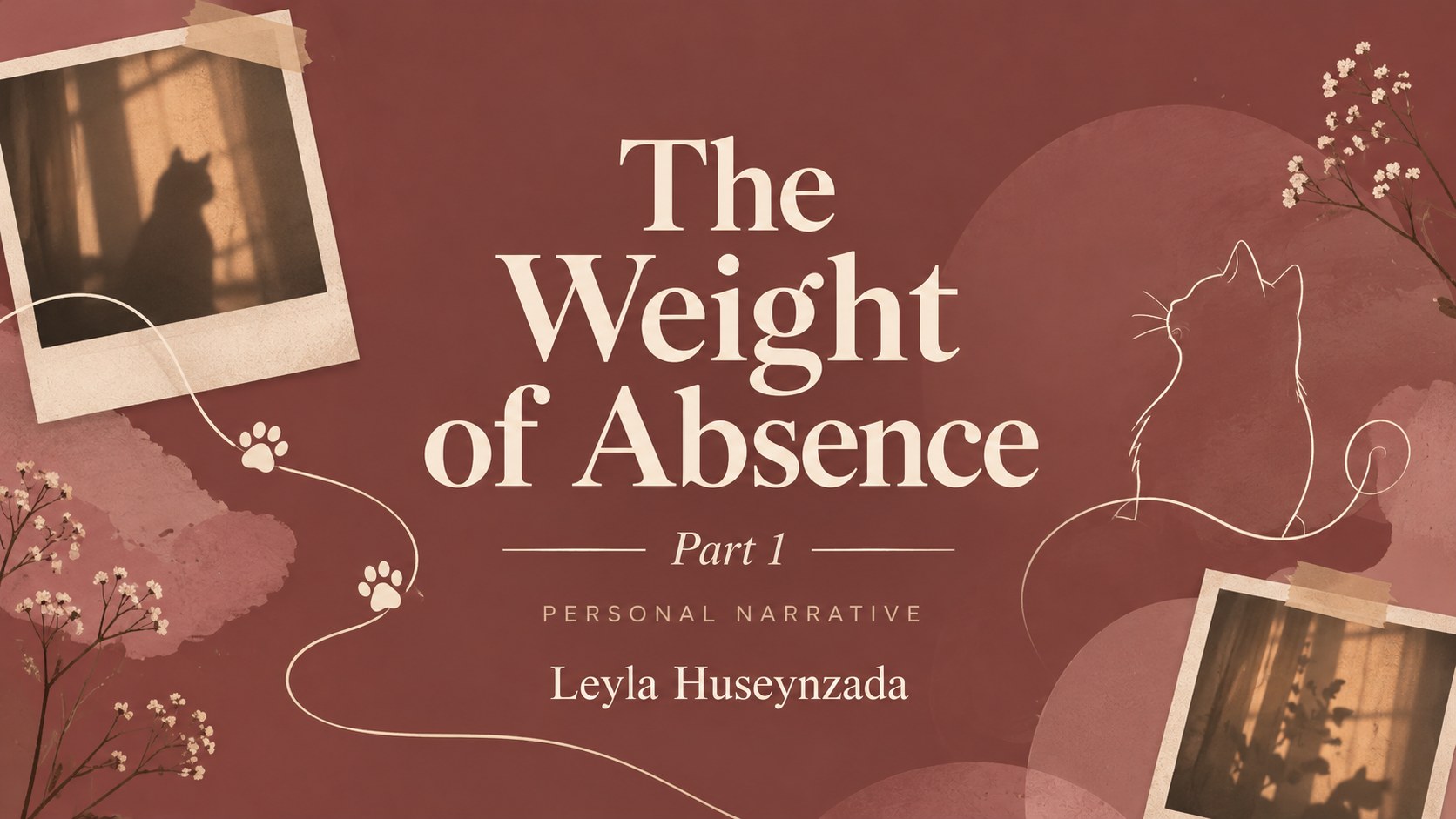 The Weight of Absence — Part 1 cover artwork